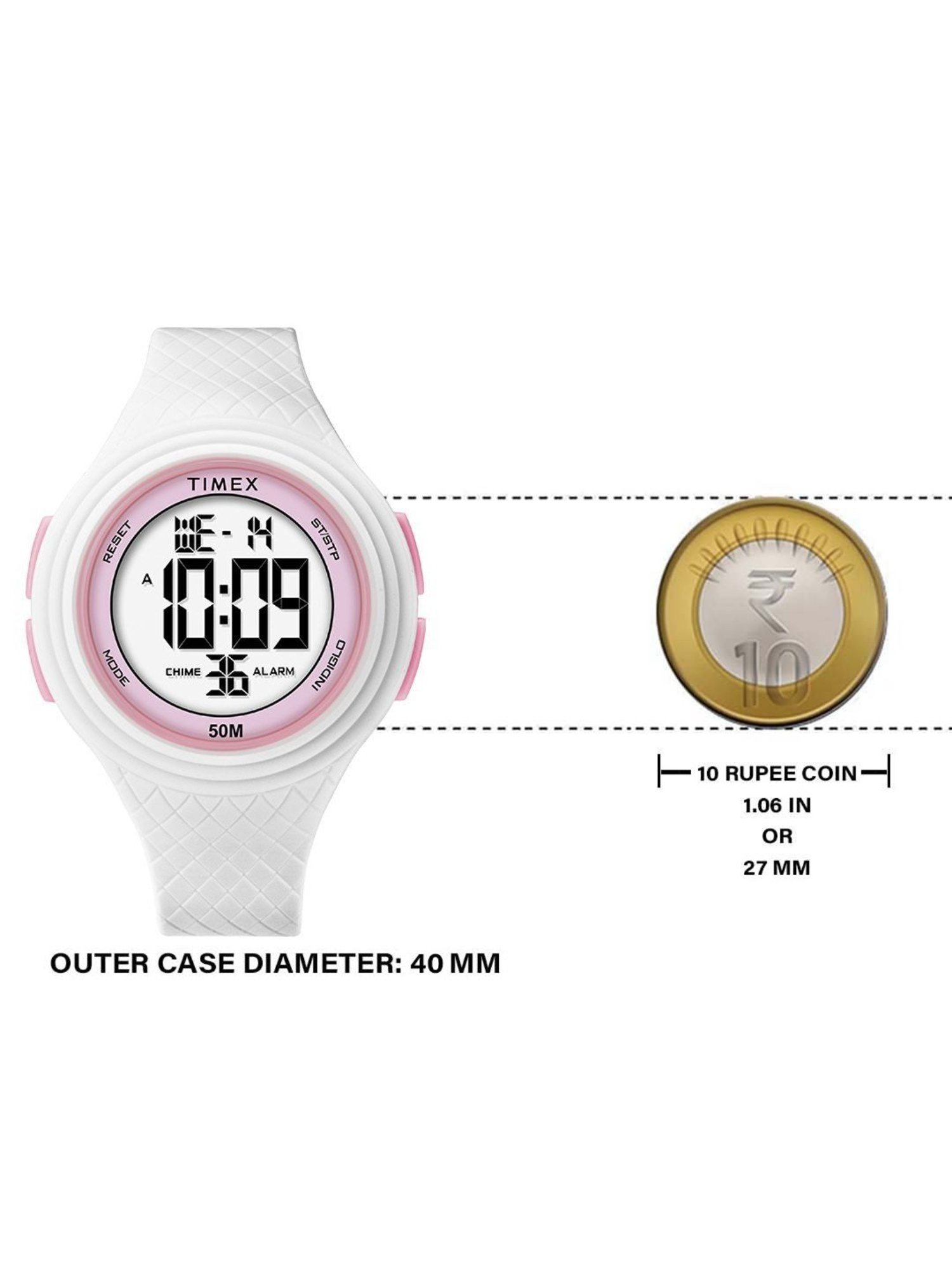 Fastrack NR68027PP04 Street Line Digital Watch for Women