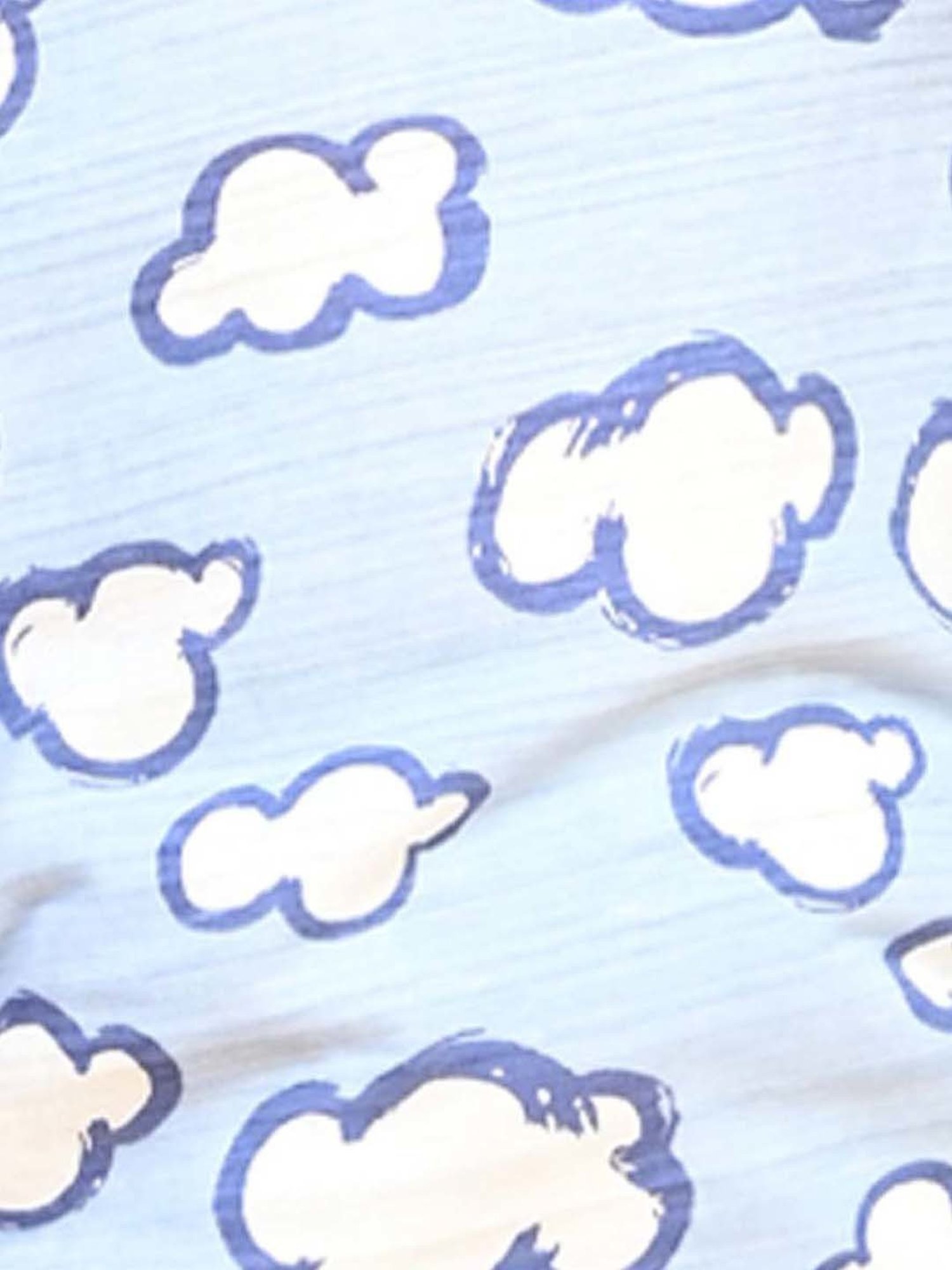 Anthrilo Kids Sky Cotton Printed Full Sleeves T-Shirt & Trouser