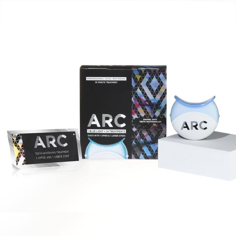 ARC Blue Light Teeth Whitening Kit, 1 Blue Light - 14 treatments