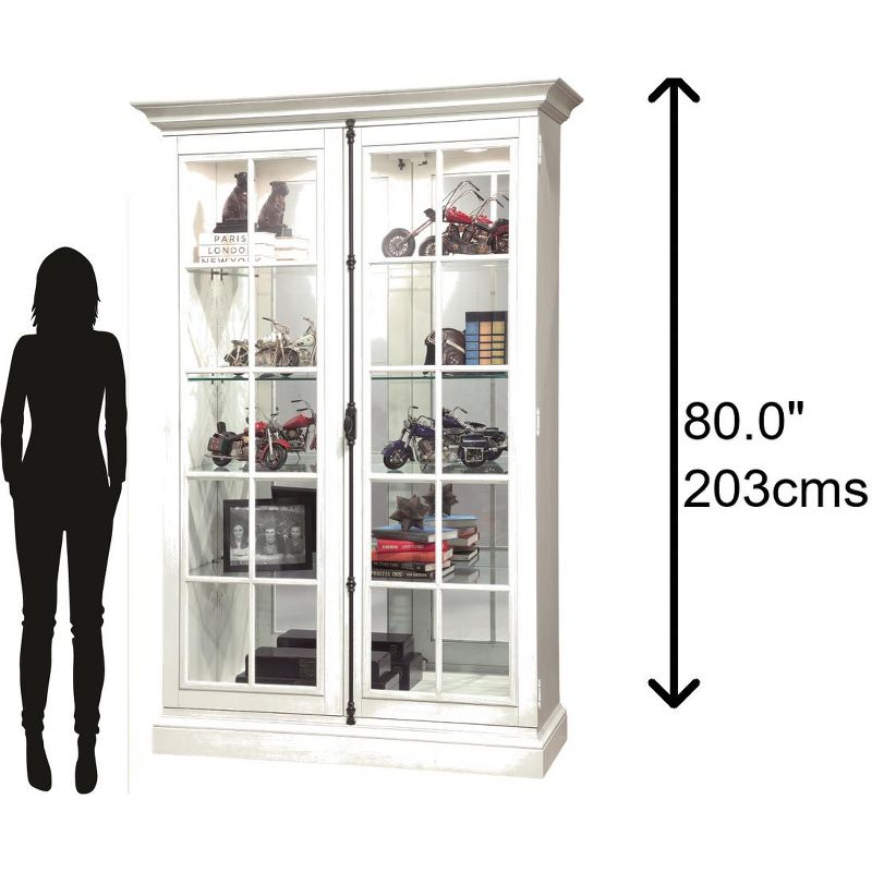 Kolczak Boho Handcrafted Mango Wood 2 Door Cabinet Light Gray - Christopher Knight Home