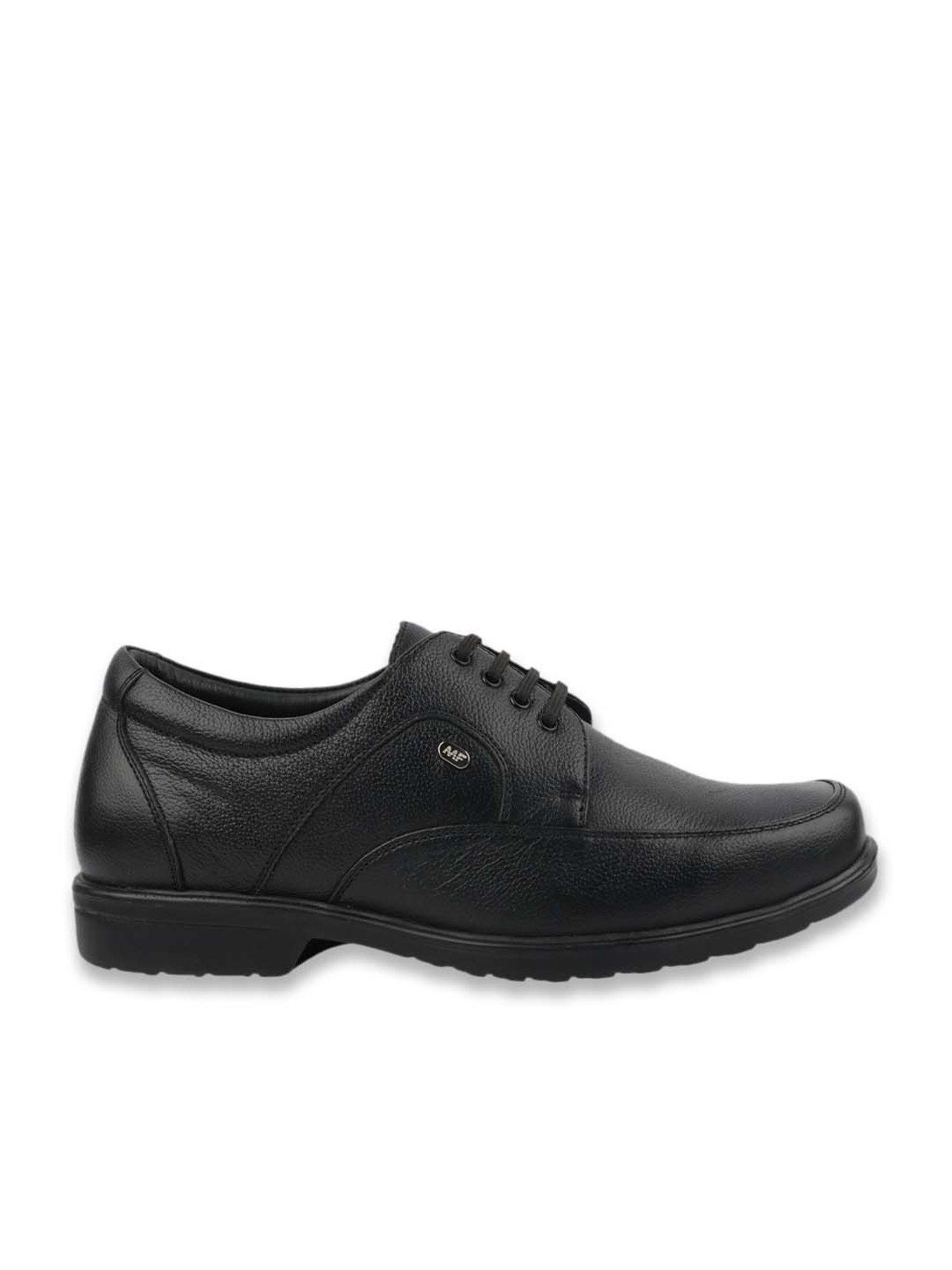 MediFeet Men's Black Derby Shoes