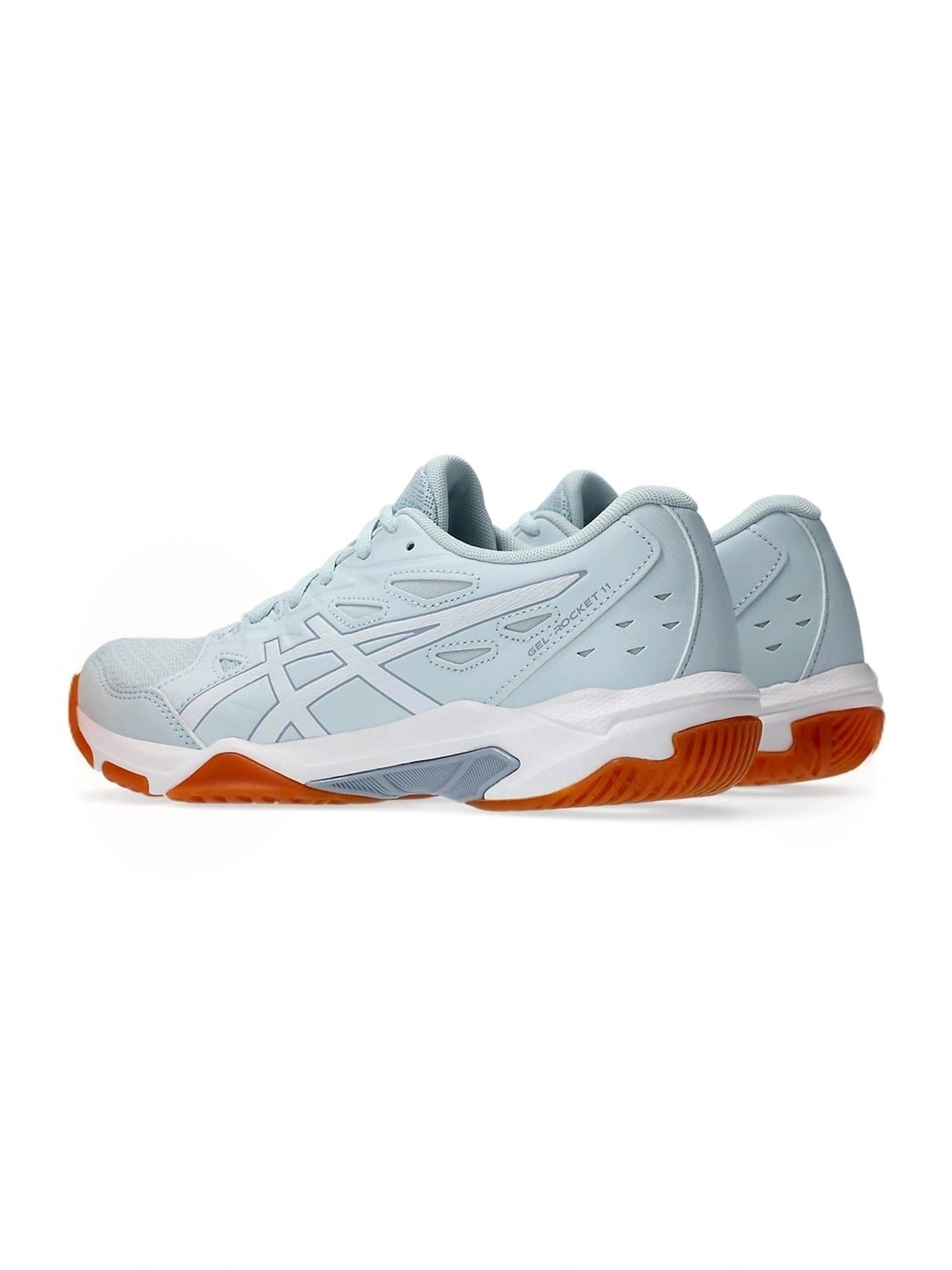Asics Women's GEL-ROCKET 11 Ice Blue Indoor Court Shoes