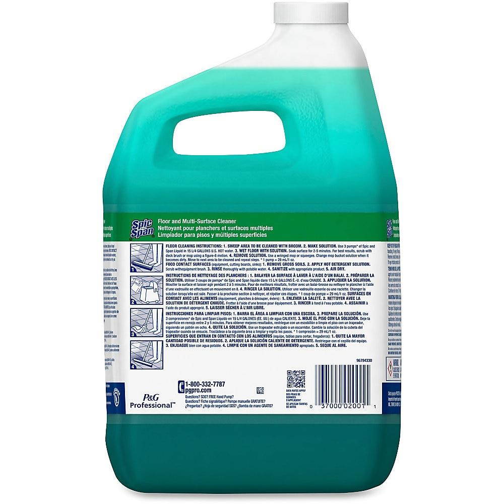 Liquid Floor Cleaner, 1 gal. Bottle, 3/Carton