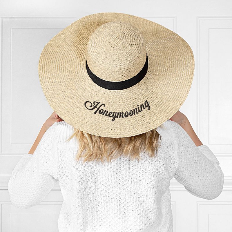 "Honeymooning" Natural Sun Tan Hat