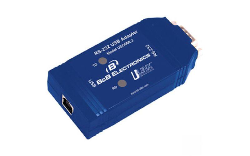 b&b usb to isolated rs-232 db9-m
