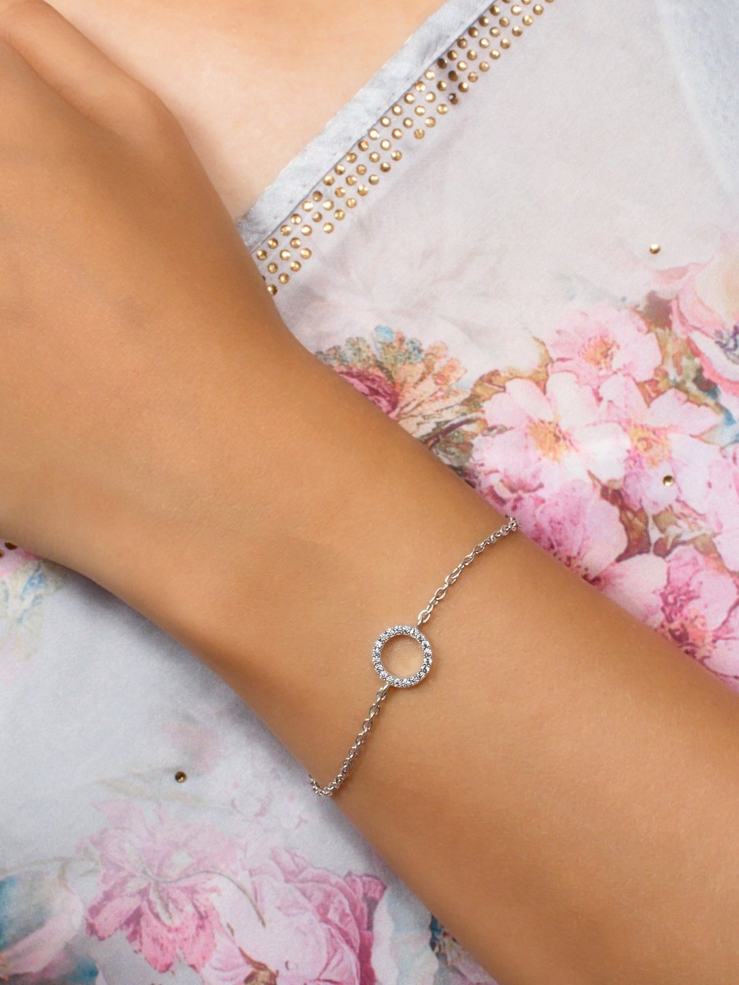 Clara 92.5 Sterling Silver Swarovski Zirconia Bracelet