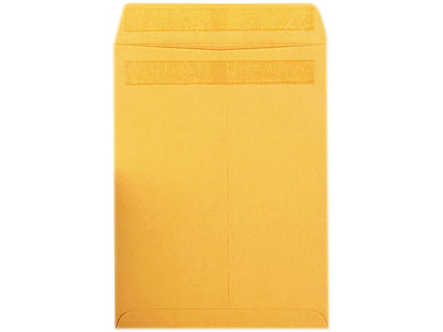 Quality Park 43567 Redi-Seal Catalog Envelope, 9 x 12, Light Brown, 100/Box