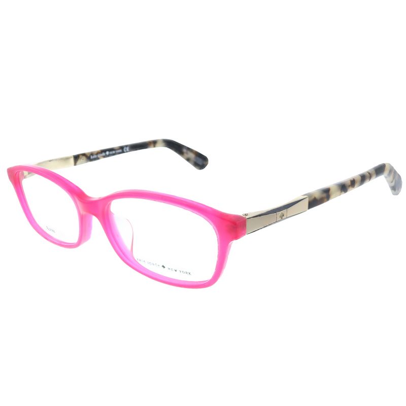 Kate Spade Low Bridge Fit  S35 Womens Rectangle Eyeglasses Pink 52mm