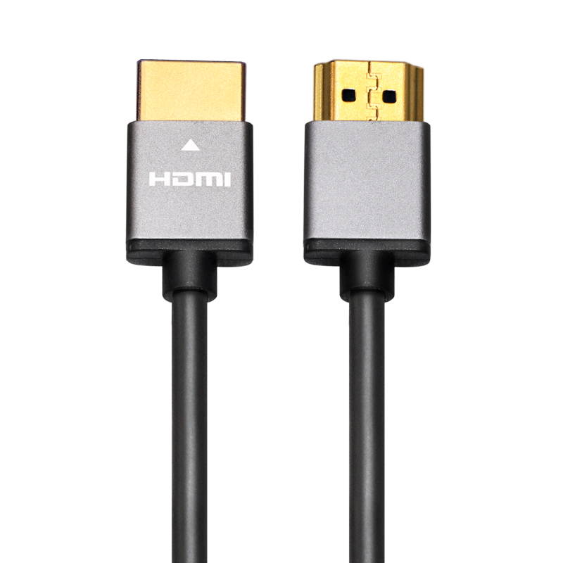 2m 6ft High Speed 4K HDMI Cable Male to Male Nylon Braided, 24K Gold Plated, Aluminum Alloy Cover, Supports 4Kx2K Ultra HD 3D 1080p Ethernet and Audio Return.