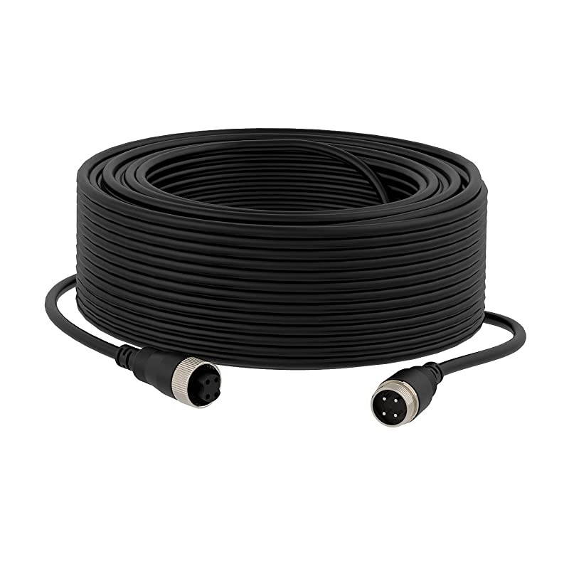 Power Video Extension Cable 33 ft Wire with Connection for Backup Camera
