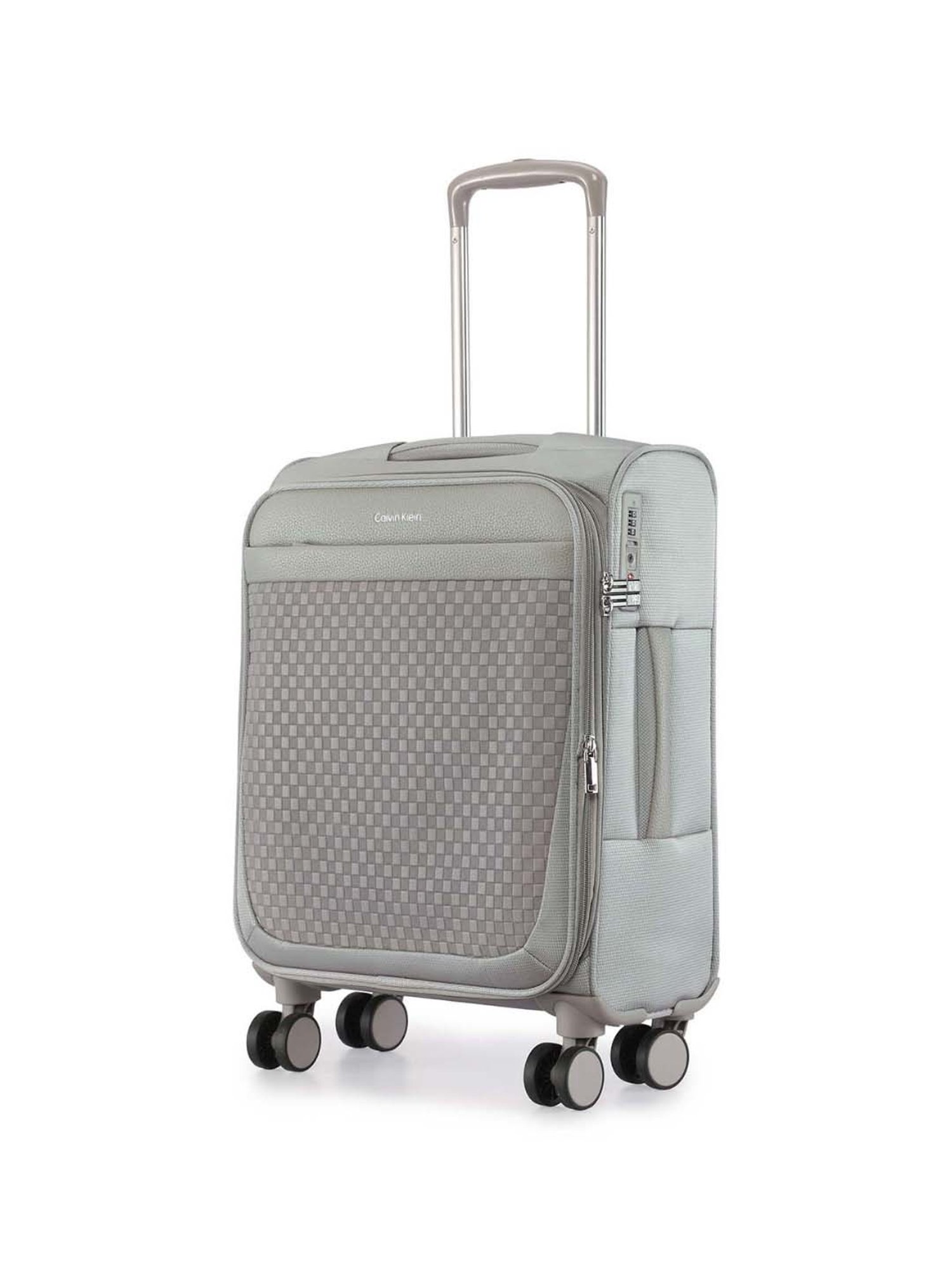 CALVIN KLEIN Stone 8 Wheels Small Soft Cabin Trolley Bag 40cm