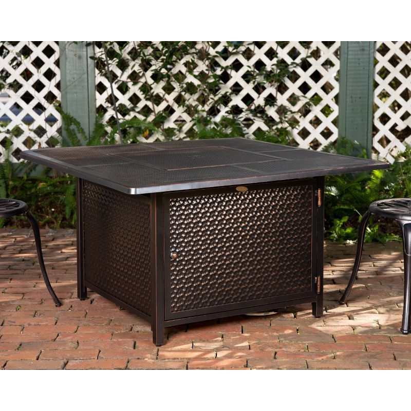 Walkers Square Aluminum LPG Fire Pit - Fire Sense