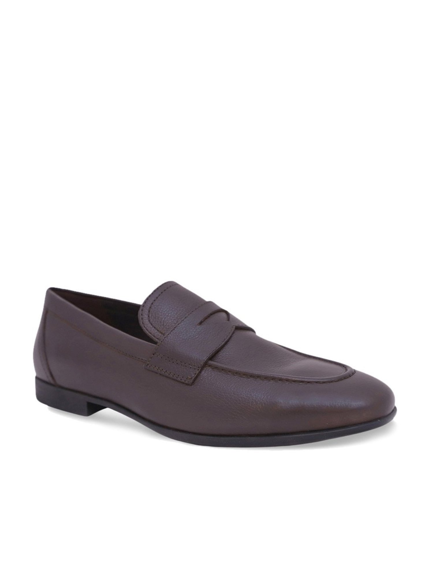 Geox Men's U Sapienza Brown Loafers