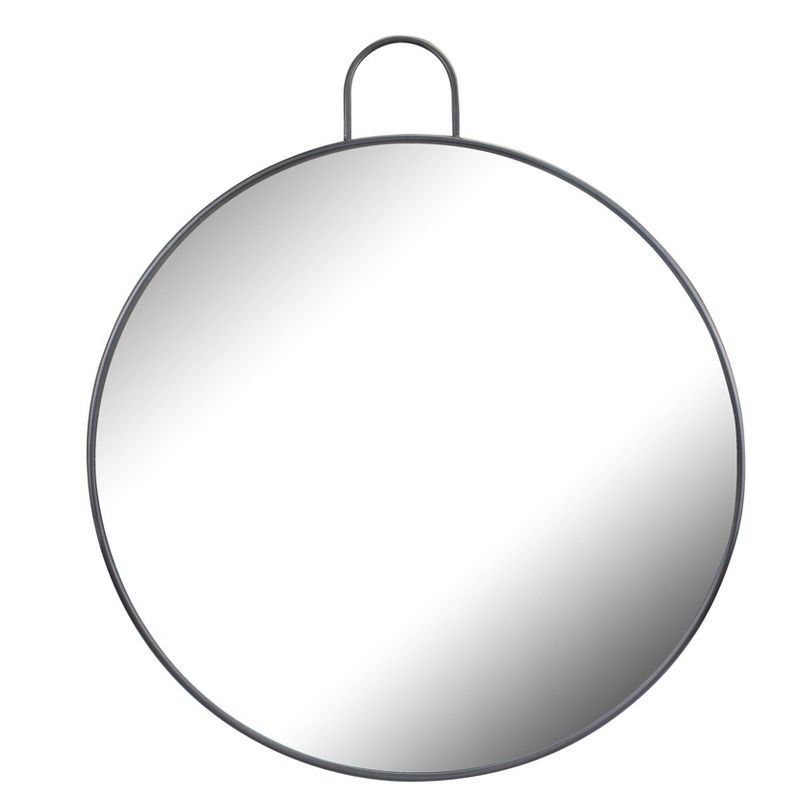 Large Round Metal Decorative Wall Mirror - Stonebriar Collection