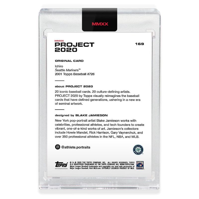 Topps Topps PROJECT 2020 Card 169 - 2001 Ichiro by Blake Jamieson