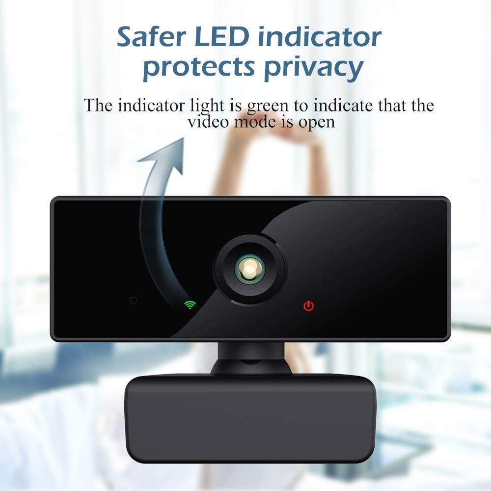 1080P Webcam 30FPS Computer Camera with Stereo Microphones USB 2.0 Web Camera Video Web Camera for Calling, Conferencing, Live Streaming Widescreen Webcam