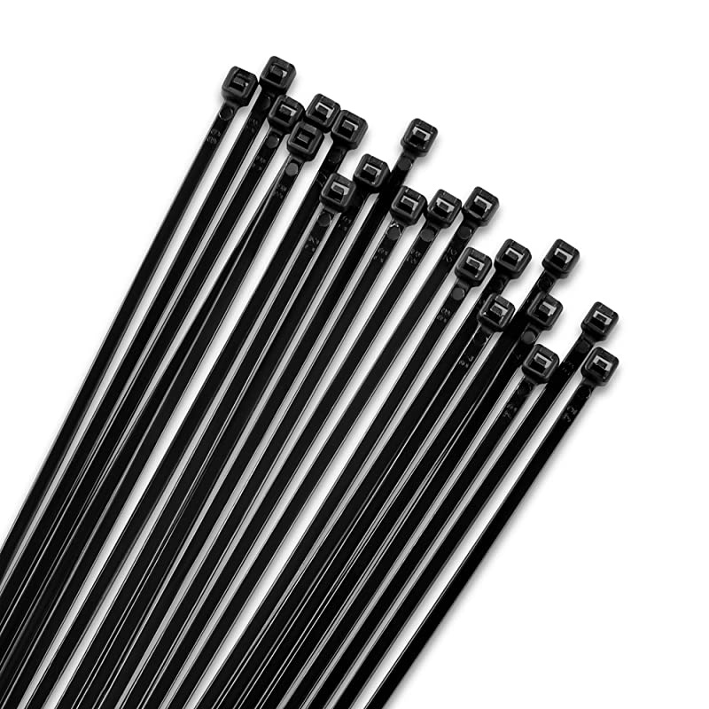 6 Black 18lbs 1000 Pack Zip Ties Choose SizeColor By