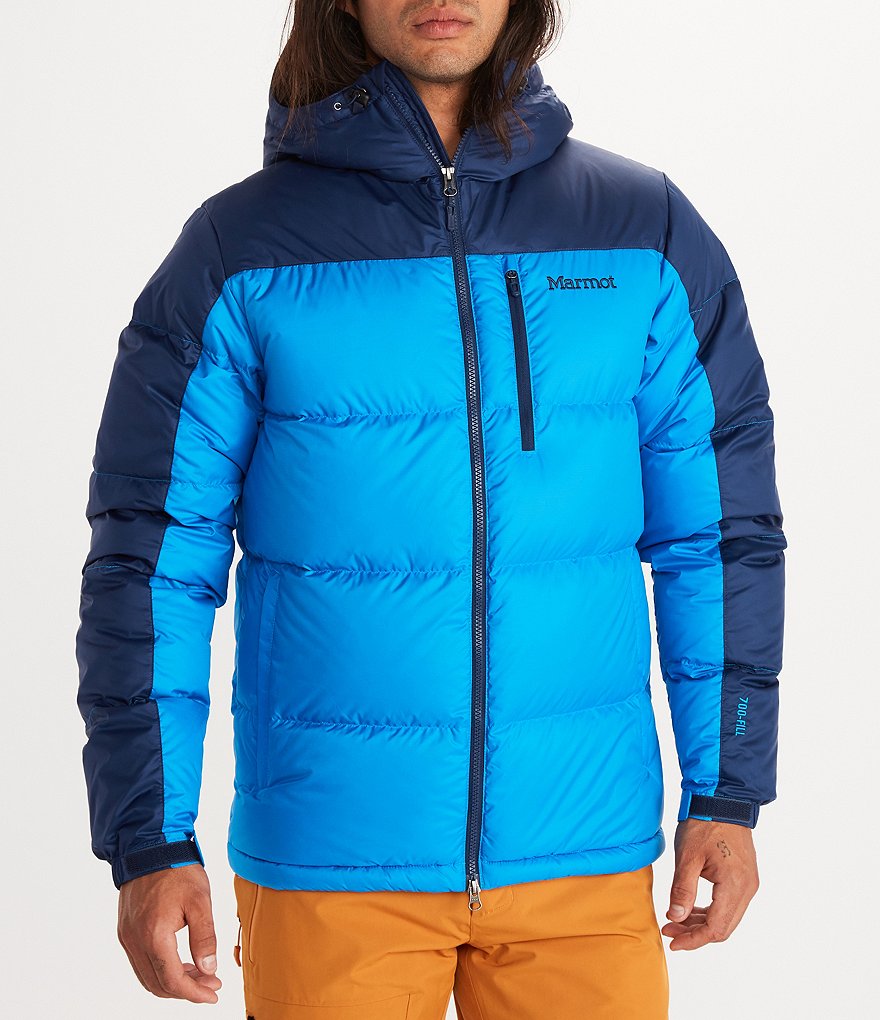 Cole Haan Hooded Down Zip Front Puffer Jacket