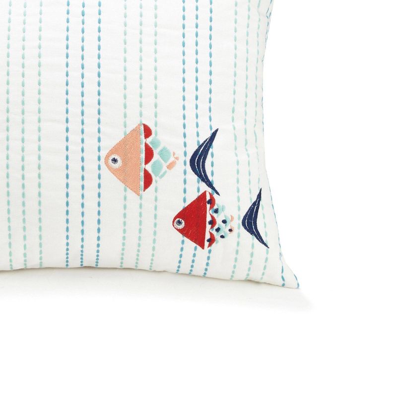 16"x16" Go Fish Decorative Throw Pillow - Vera Bradley