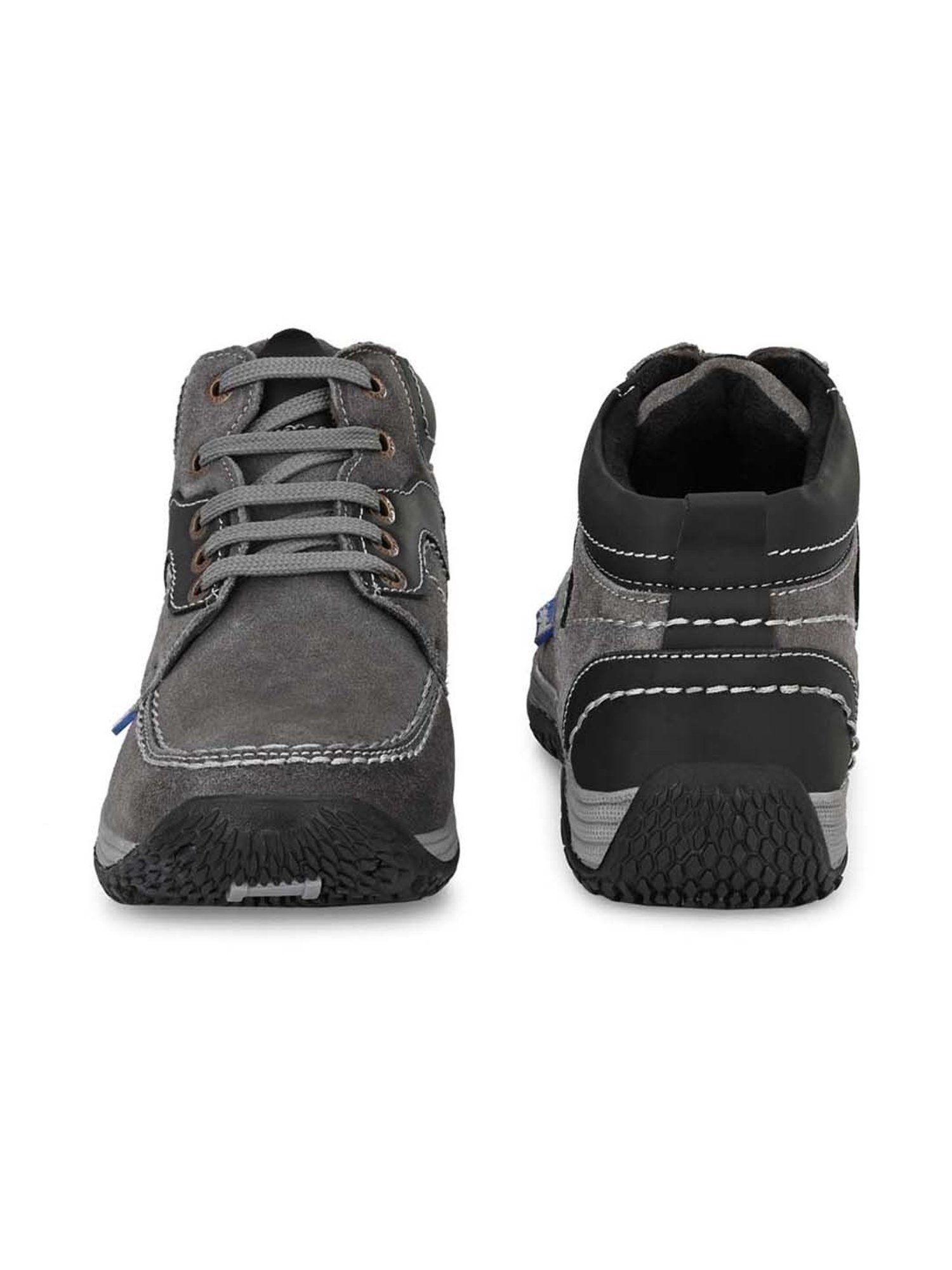 Eego Italy Men's Grey Derby Boots