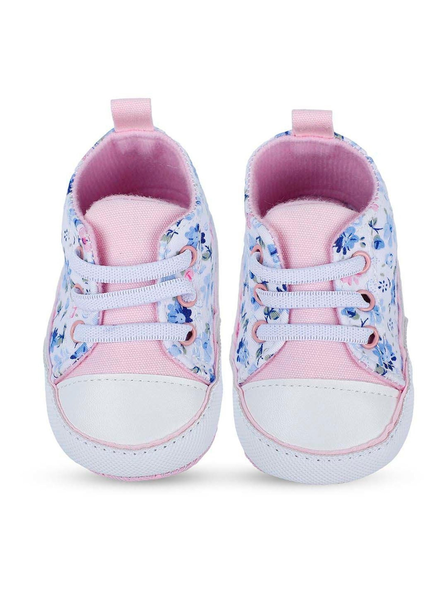 Baby Moo Kids Pink & Blue Casual Booties