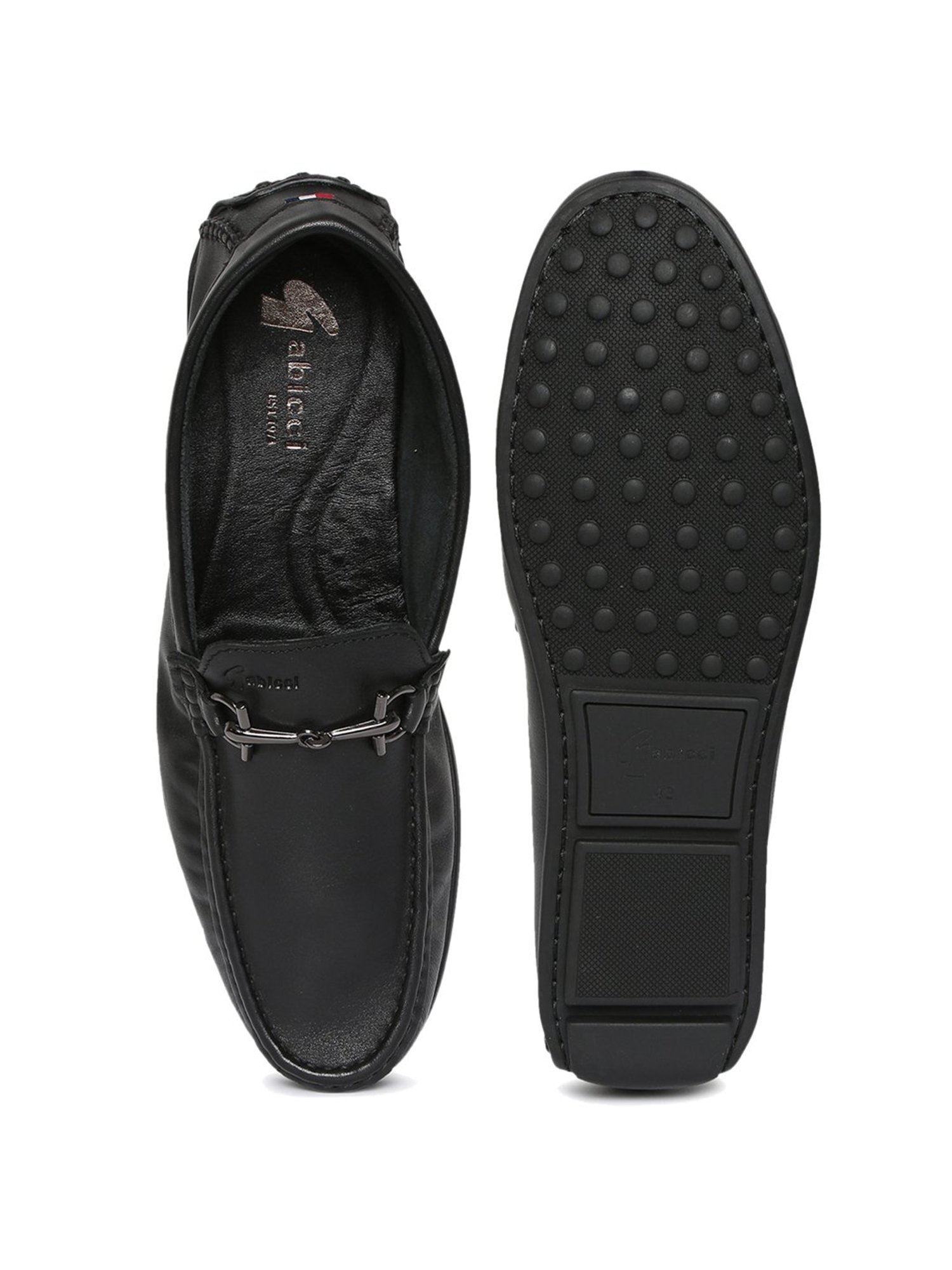 Gabicci Men's Harrow G Pitch Black Casual Loafers