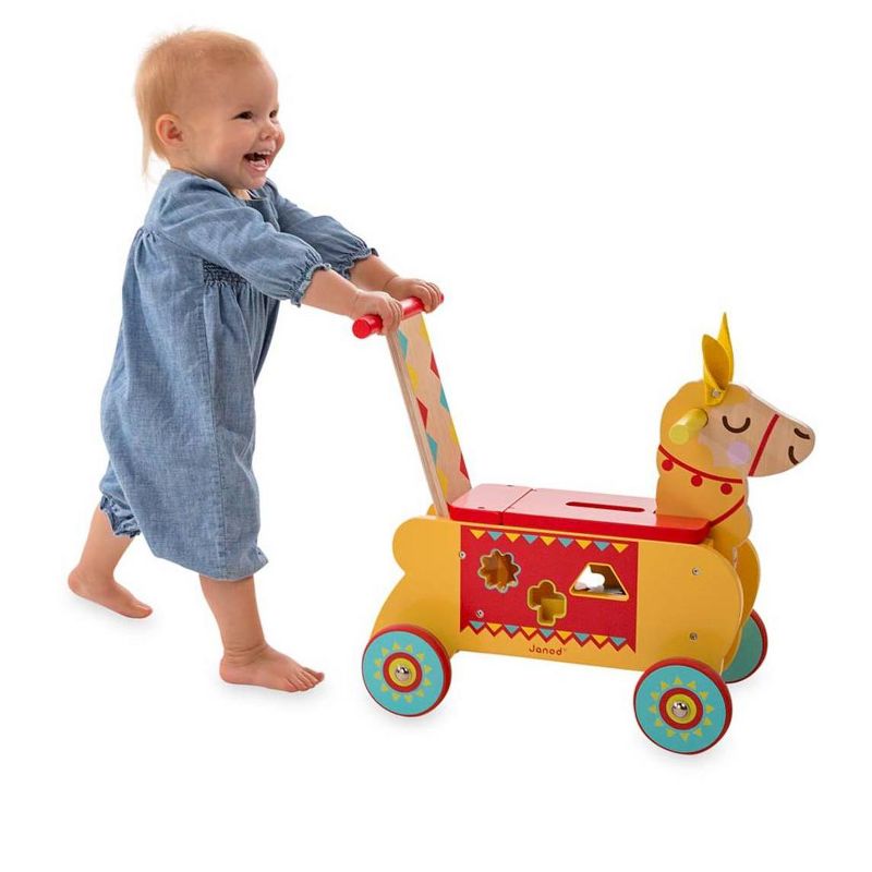 Magic Cabin - Wooden Ride-On Llama for Toddlers & Kids