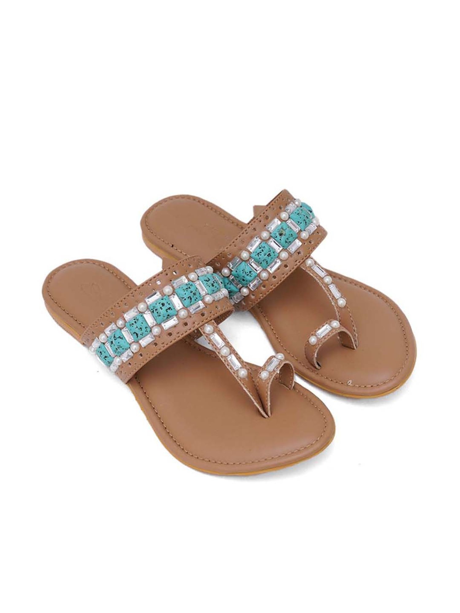 Sole House Women's Nude Toe Ring Sandals