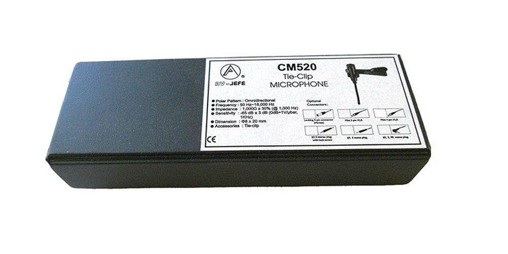 AV-JEFE CM520 Professional Lavalier Mic with Mipro / Peavey / Beyer Mini 4pin Screw-On Connector