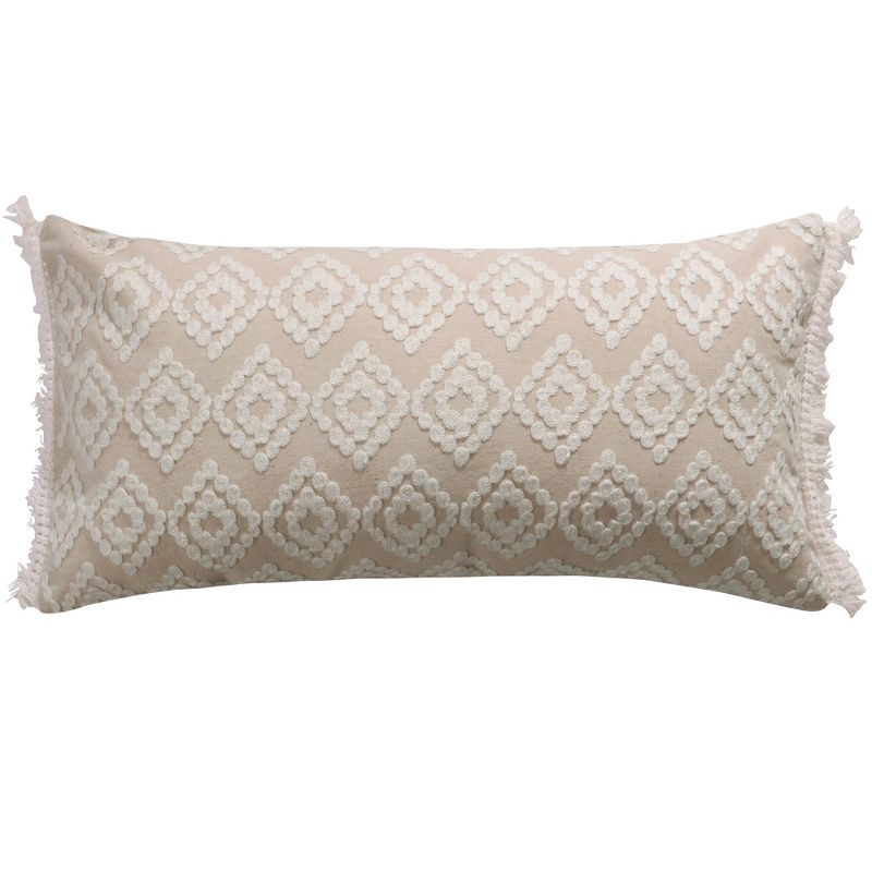 Addie Diamond Fringe Decorative Pillow - Levtex Home