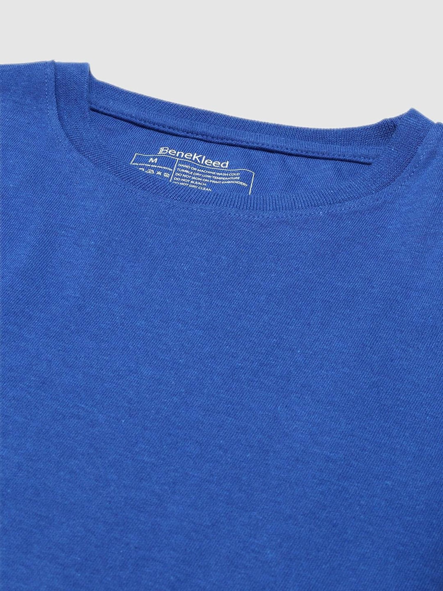Bene Kleed Blue Regular Fit T-Shirt