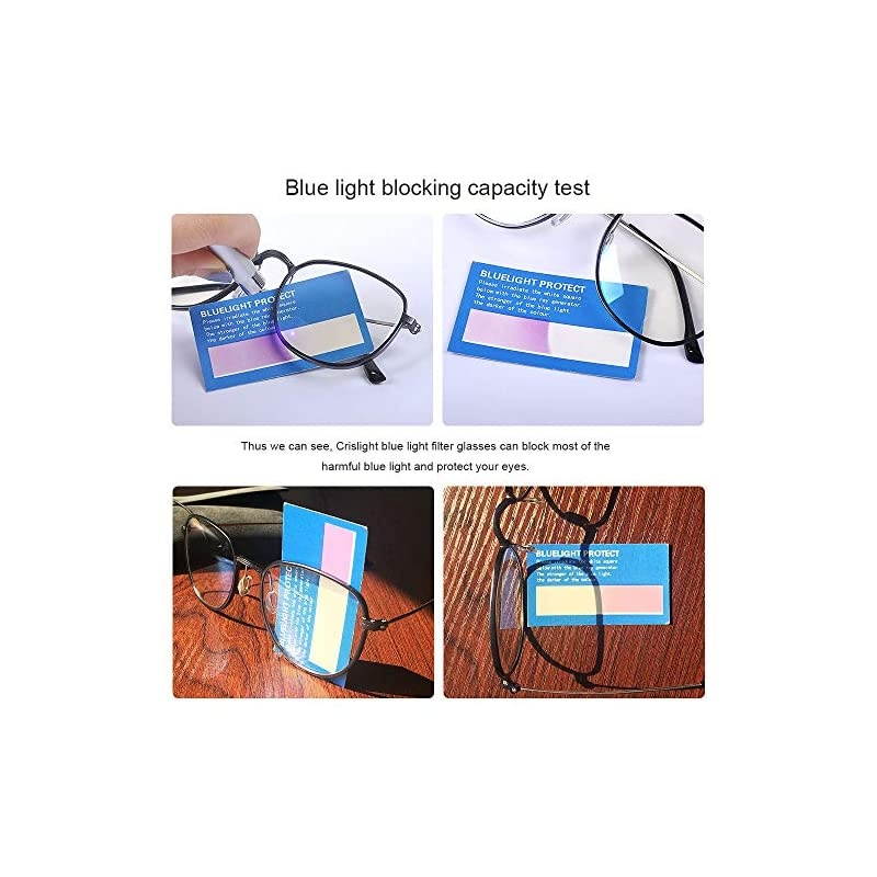 Blue Light Blocking Glasses Round Eyeglasses Frame for Women Men Blue Light Shield Filter Computer Reading Gaming Face Glasses Reducing UV Glare Anti Eye Strain Non Prescription Glasses