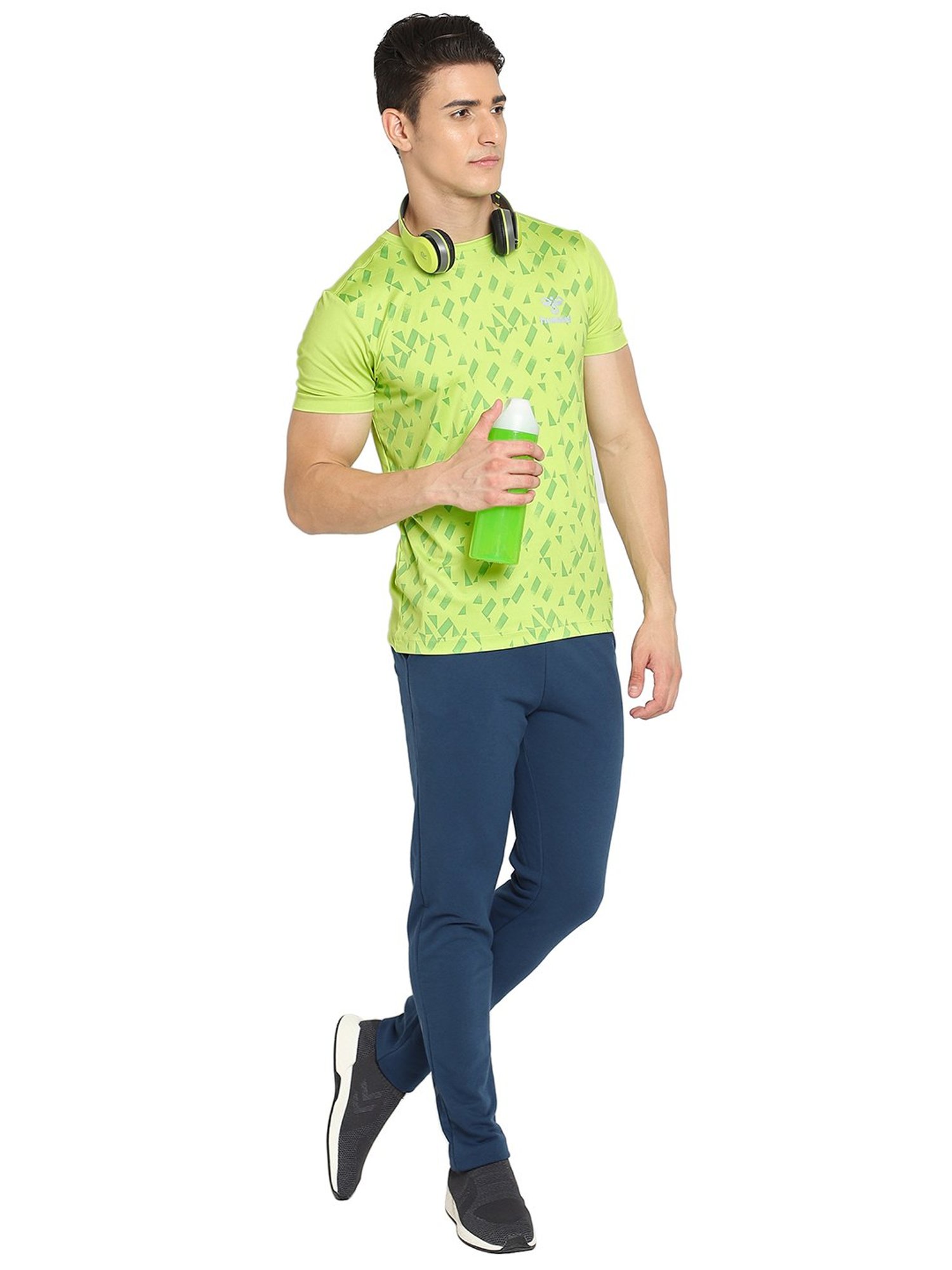 Hummel Green Round Neck T-Shirt