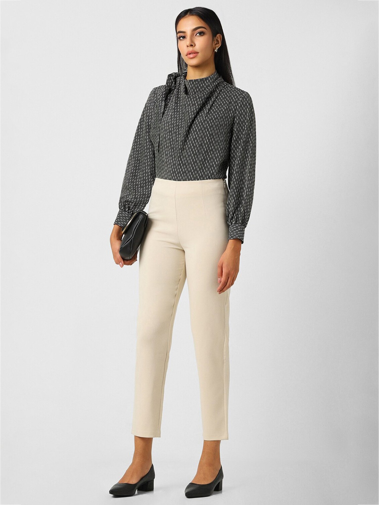 Van Heusen Black Printed Top