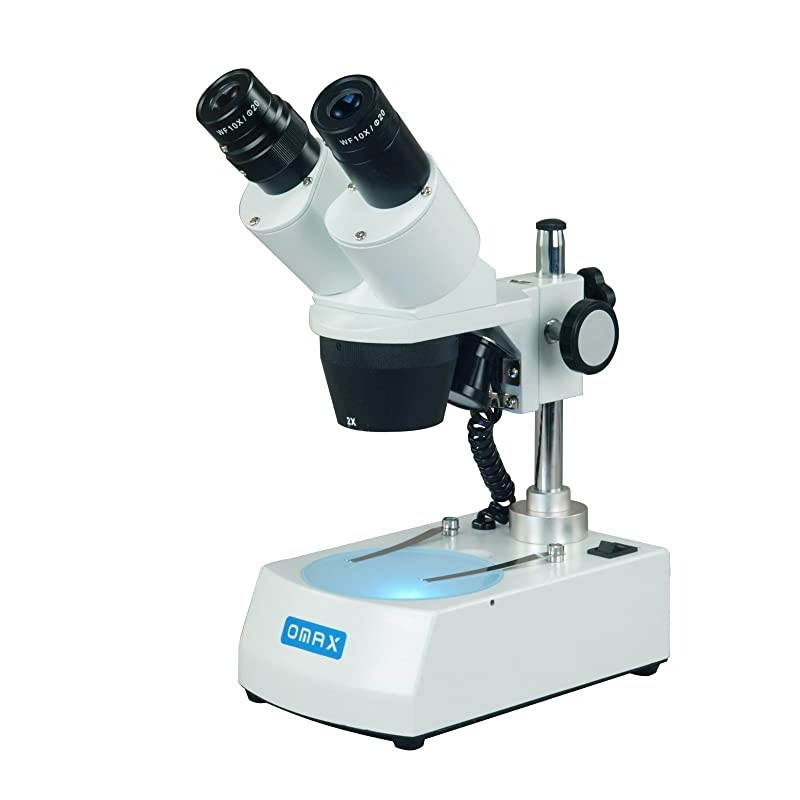 20X-40X Dual LED 3D Stereo Microscope with Multi-Power (Batteries and AC Adapter) and All Metal Frame + Premium Quality Optics