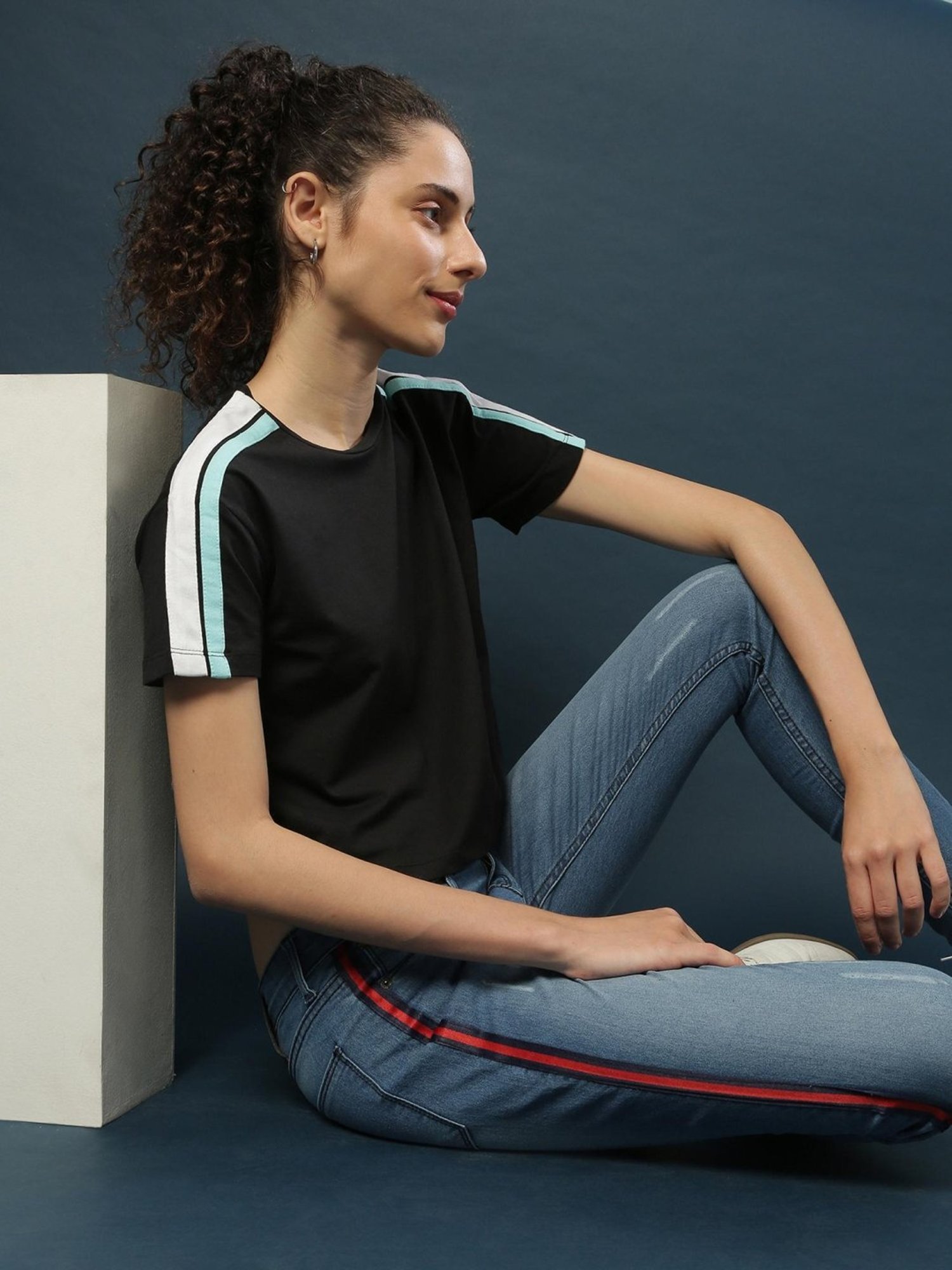 Campus Sutra Blue Slim FIt Jeans