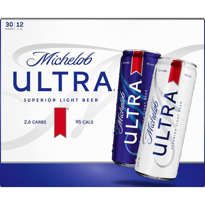 Michelob Ultra Superior Light Beer - 30pk/12 fl oz Cans