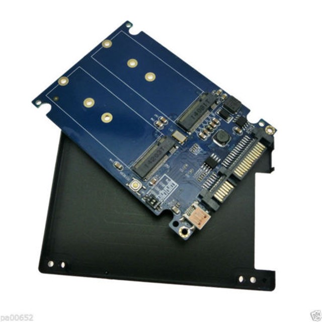 Dual M.2 NGFF SSD to 2.5 inch SATA Adapter Enclosure USB3.0 to 2 NGFF RAID 0/1