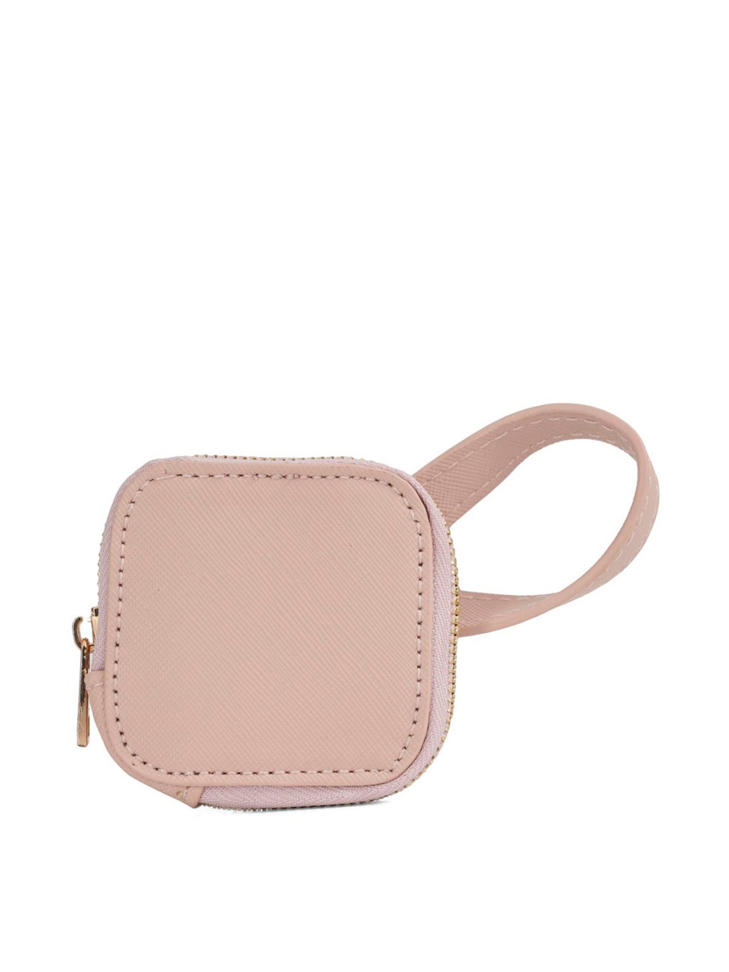 Aeropostale Agetha Pink PU Textured Sling Handbag with Pouch