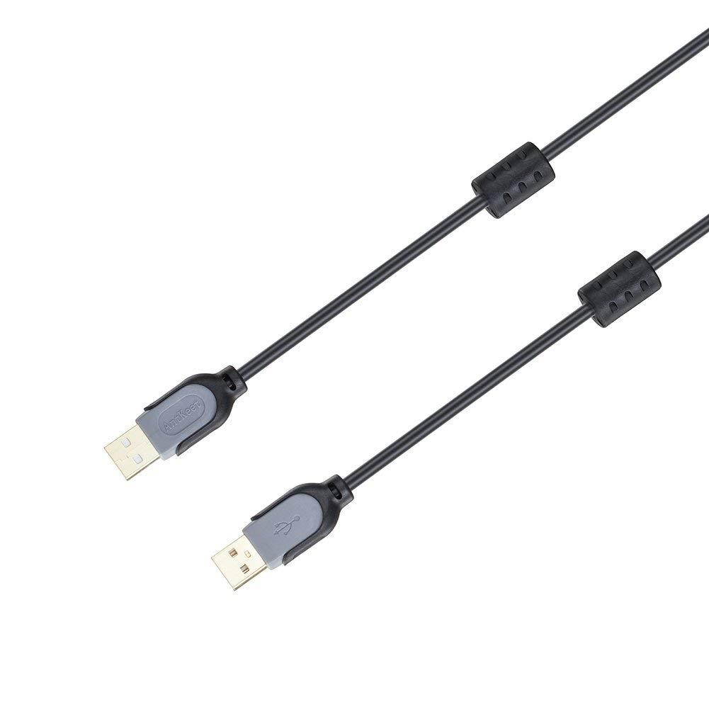 USB to USB Cable, Antkeet 30ft USB 2.0 Type A to A 24/28AWG Cable Cord Data Transfer for Hard Drive Enclosures, Printers, Modems, Cameras,etc.