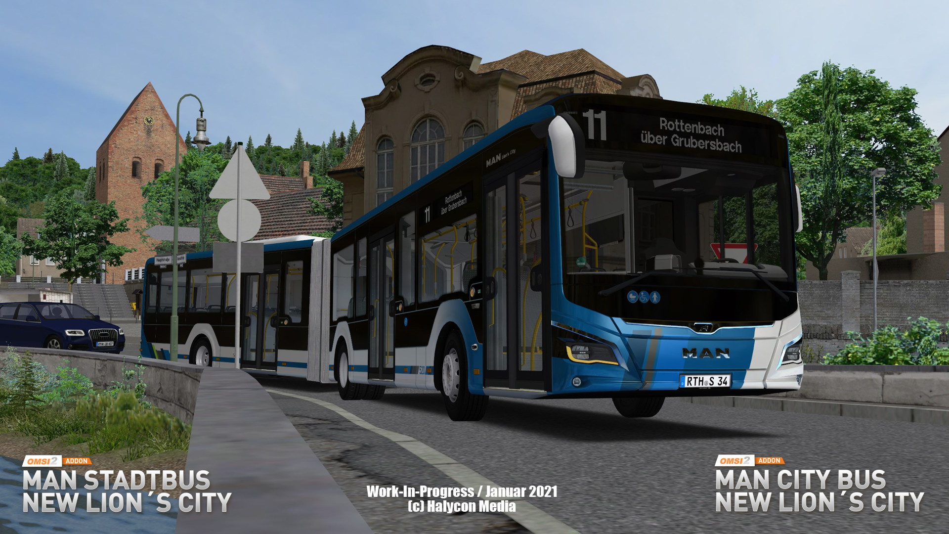 OMSI 2 Add-On E-Bus Hamburg  [Online Game Code]