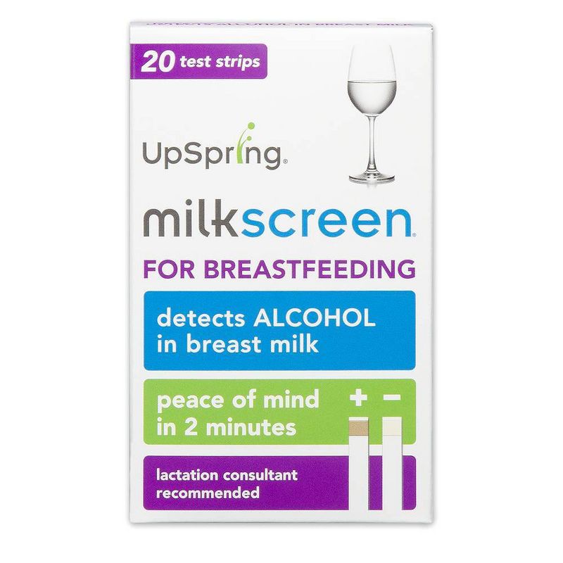 UpSpring Milkscreen Test Strips Detect Alcohol in Breast Milk - 20ct