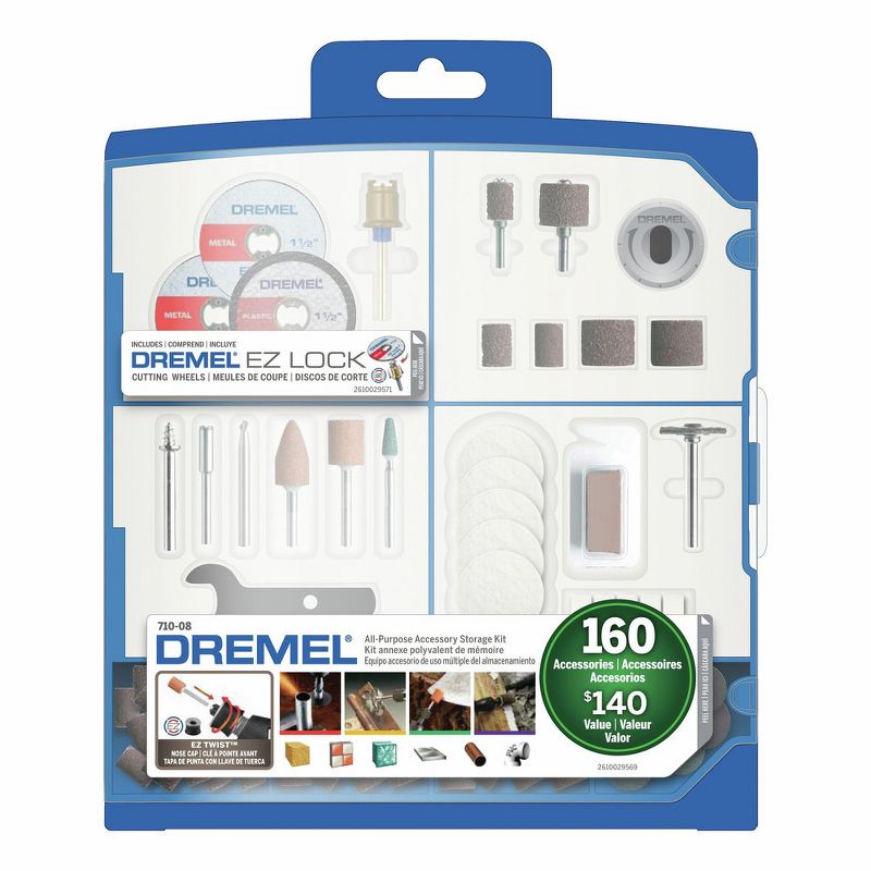Dremel 710-08 160-Piece All-Purpose Rotary Accessory Kit