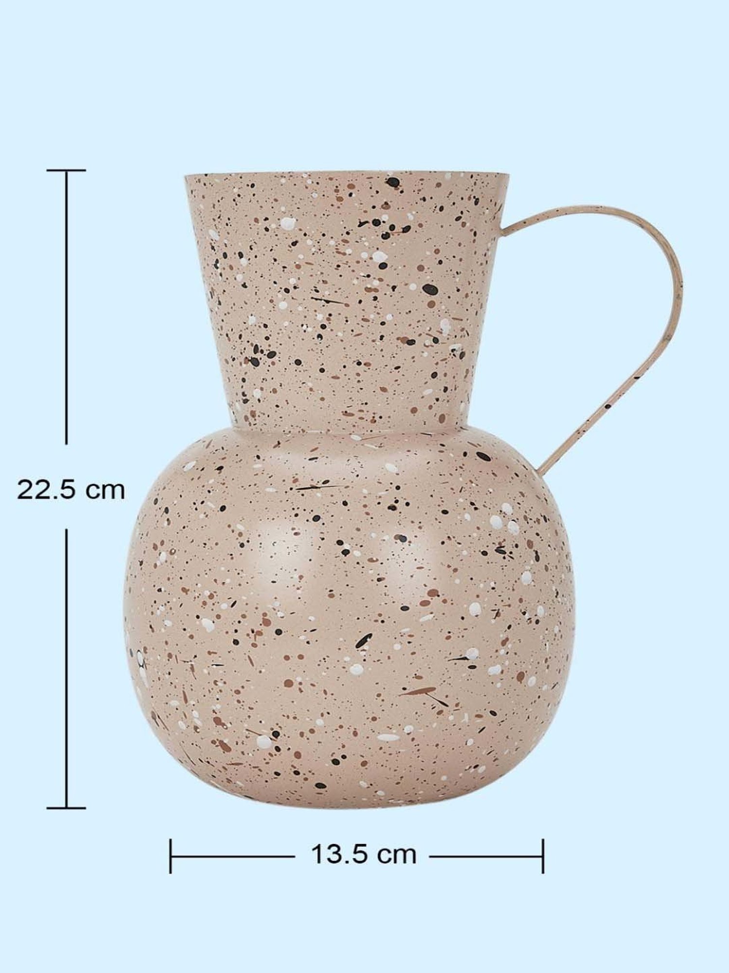 Living Scapes by Pantaloons Pink Iron Vase