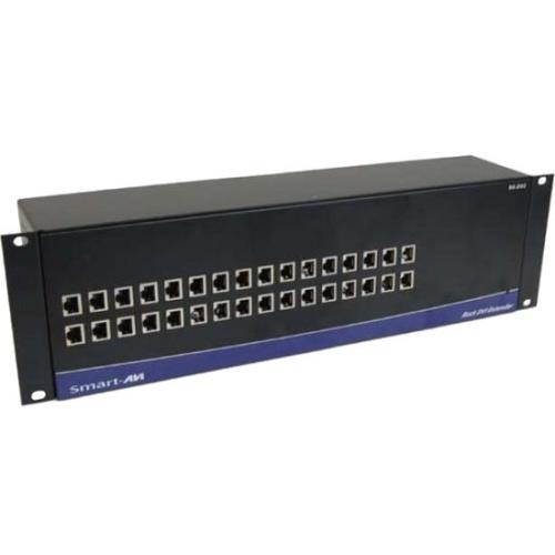 Smart AVI - RK-DVS-TX16S - SmartAVI Powered Rack/Chassis with DVI-D 2-Port CAT6 STP Transmitter with Local Loop - 16