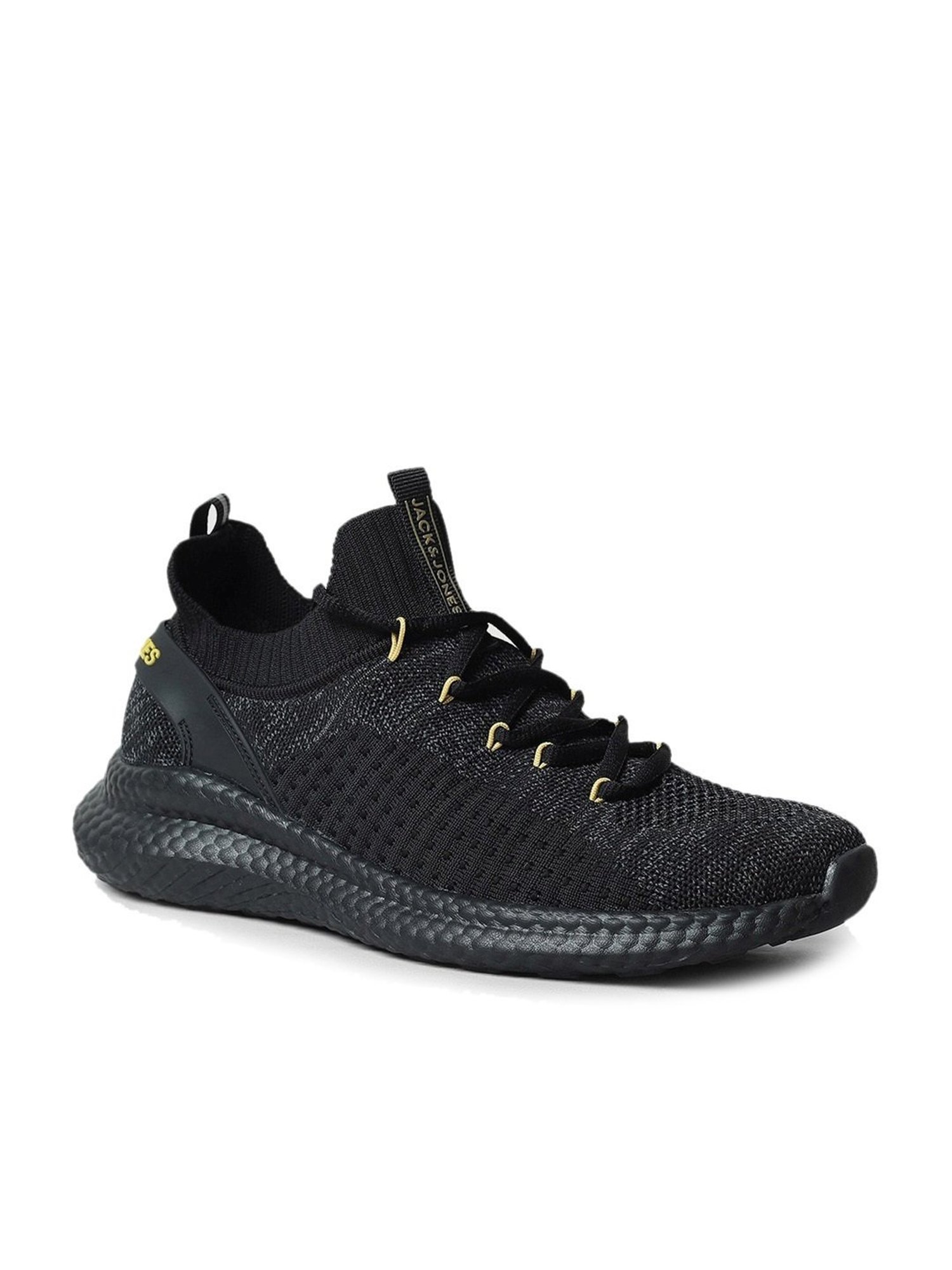 Jack & Jones Men's JFW222 CHUCK Black Casual Sneakers