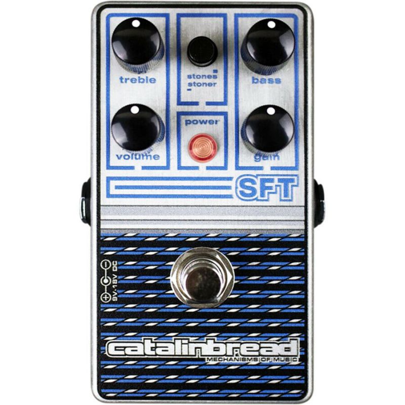 Catalinbread SFT AMPEG Inspired Foundation Overdrive Pedal, Metallic Sapphire