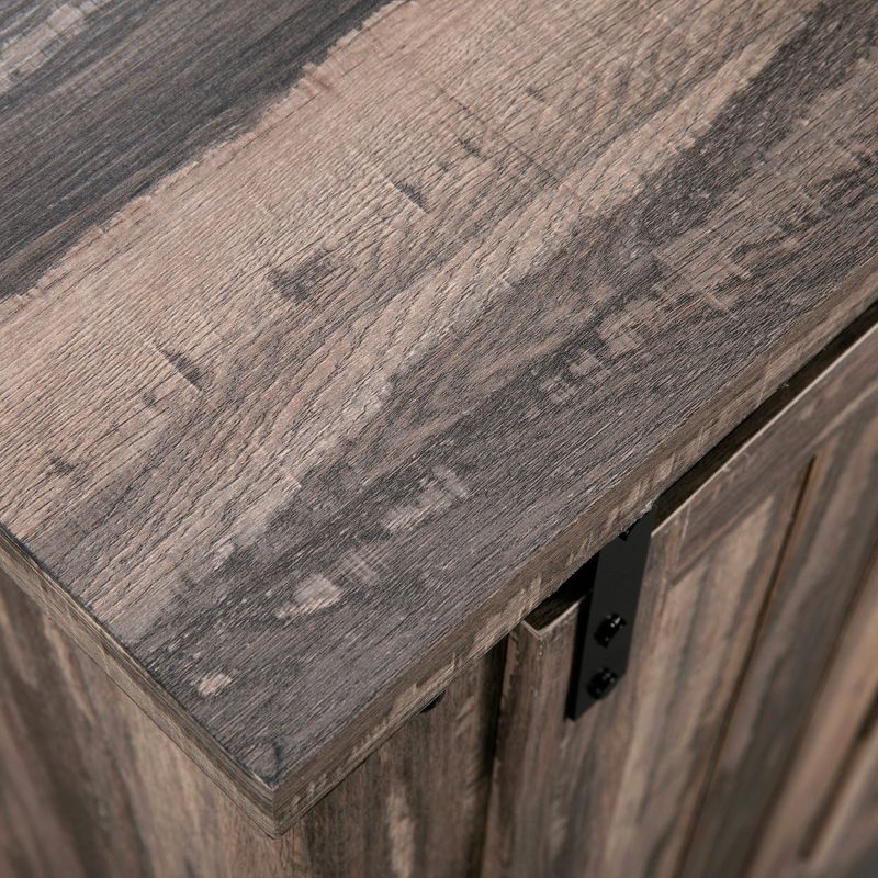 32" TV Stand For TVs up to 40" Aged Wood - Home Essentials