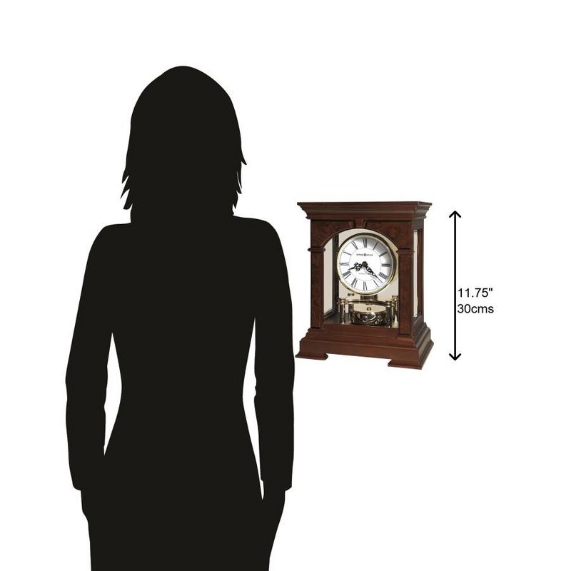 Howard Miller 635167 Howard Miller Statesboro Mantel Clock 635167 Cherry Bordeaux