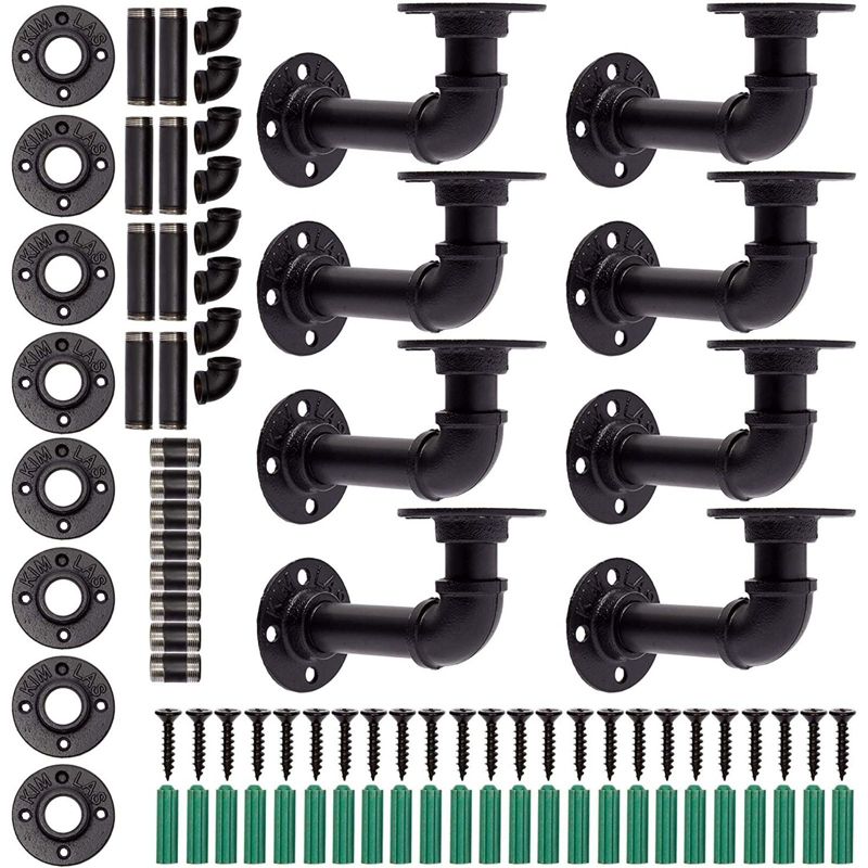 Ivation Outdoor Split Air Conditioner Mount Bracket, Heavy-Duty Wall Mounting Universal AC Bracket with Hardware for Ductless Mini Split Condenser Heat Pumps & HVAC Systems, Max 331 Lb. Capacity